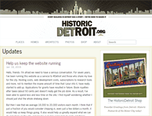 Tablet Screenshot of historicdetroit.org